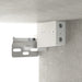 Set dulap TV, 6 piese, gri beton, lemn prelucrat - WALTI WALTI