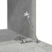 Set dulap TV, 4 piese, gri beton, lemn prelucrat - WALTI WALTI