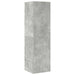 Set dulap TV, 4 piese, gri beton, lemn prelucrat - WALTI WALTI