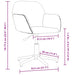 Scaun de birou pivotant, gri deschis, material textil - WALTI WALTI