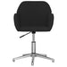 Scaun de birou pivotant, negru, material textil - WALTI WALTI