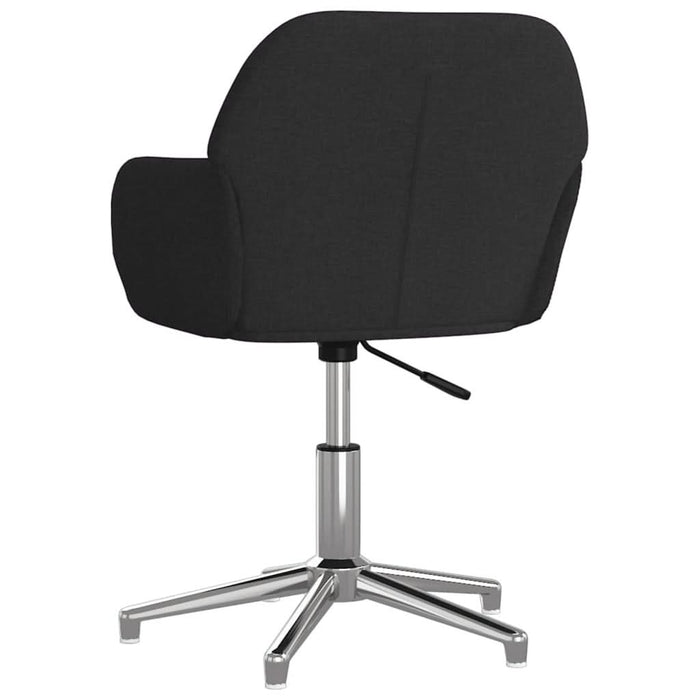 Scaun de birou pivotant, negru, material textil - WALTI WALTI