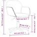 Scaun de birou pivotant, negru, material textil - WALTI WALTI
