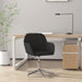 Scaun de birou pivotant, negru, material textil - WALTI WALTI