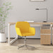 Scaun de birou pivotant, galben deschis, material textil - WALTI WALTI