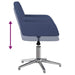 Scaun de birou pivotant, albastru, material textil - WALTI WALTI