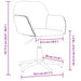 Scaun de birou pivotant, albastru, material textil - WALTI WALTI