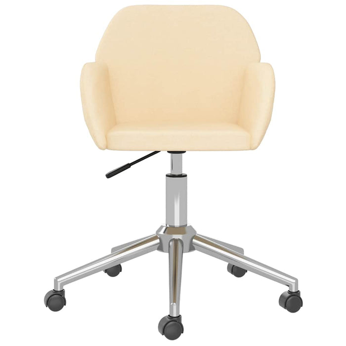 Scaun de birou pivotant, crem, material textil - WALTI WALTI