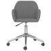 Scaun de birou pivotant, gri deschis, material textil - WALTI WALTI
