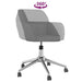 Scaun de birou pivotant, gri deschis, material textil - WALTI WALTI