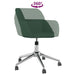 Scaun de birou pivotant, verde închis, textil - WALTI WALTI