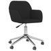 Scaun de birou pivotant, negru, material textil - WALTI WALTI