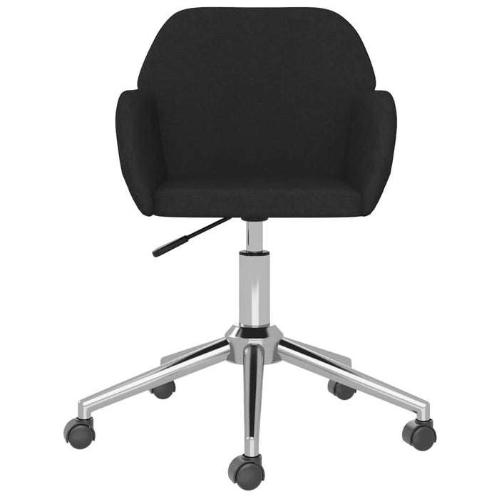 Scaun de birou pivotant, negru, material textil - WALTI WALTI
