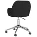 Scaun de birou pivotant, negru, material textil - WALTI WALTI