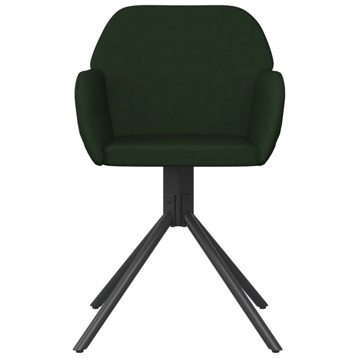 Scaune de bucătărie pivotante, 2 buc., verde închis, catifea - WALTI WALTI
