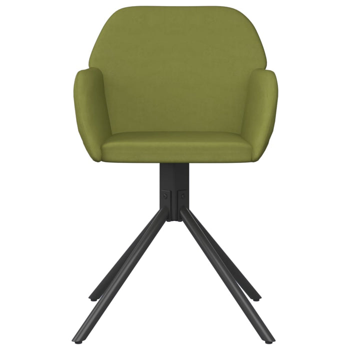 Scaune de bucătărie pivotante, 2 buc., verde deschis, catifea - WALTI WALTI