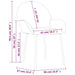 Scaune de bucătărie, 2 buc., roz, catifea - WALTI WALTI