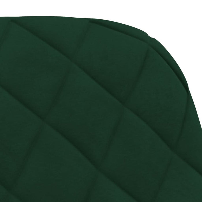 Scaune de bucătărie, 2 buc., verde închis, catifea - WALTI WALTI