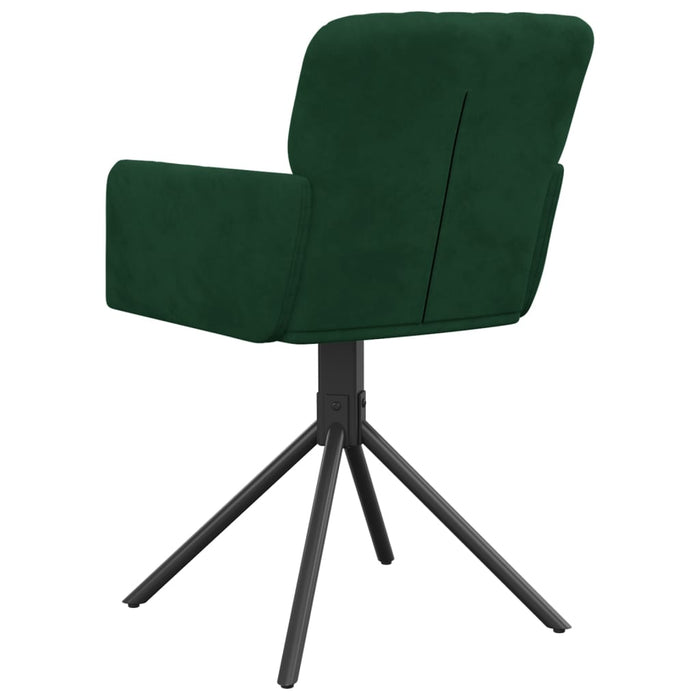 Scaune de bucătărie pivotante, 2 buc., verde închis, catifea - WALTI WALTI