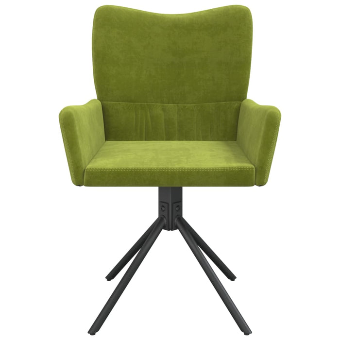 Scaune de bucătărie pivotante, 2 buc., verde deschis, catifea - WALTI WALTI