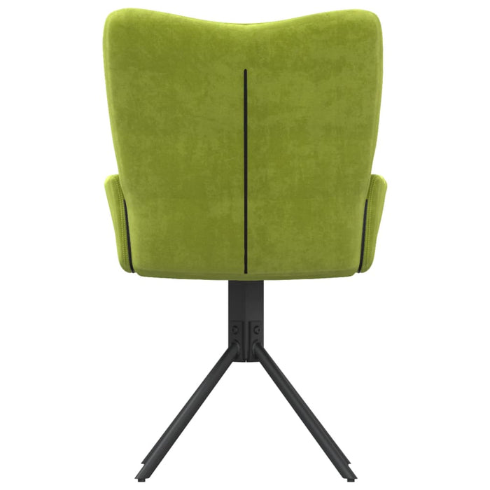 Scaune de bucătărie pivotante, 2 buc., verde deschis, catifea - WALTI WALTI