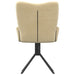Scaune de bucătărie pivotante, 2 buc., crem, catifea - WALTI WALTI