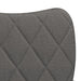Scaune de bucătărie, 2 buc., gri închis, material textil - WALTI WALTI