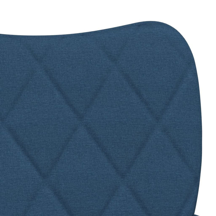 Scaune de bucătărie, 2 buc., albastru, textil - WALTI WALTI