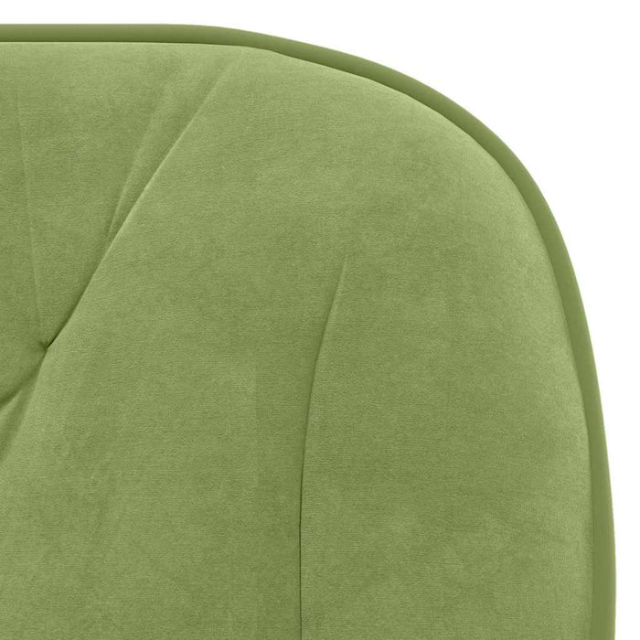 Scaune de bucătărie, 2 buc., verde deschis, catifea - WALTI WALTI