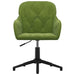 Scaun de birou pivotant, verde deschis, catifea - WALTI WALTI