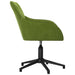 Scaun de birou pivotant, verde deschis, catifea - WALTI WALTI