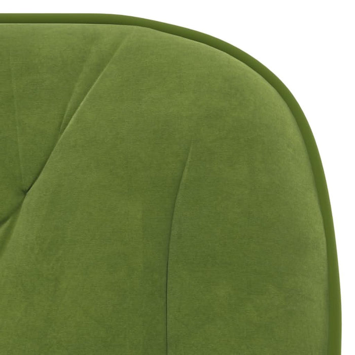 Scaun de birou pivotant, verde deschis, catifea - WALTI WALTI