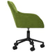 Scaun de birou pivotant, verde deschis, catifea - WALTI WALTI