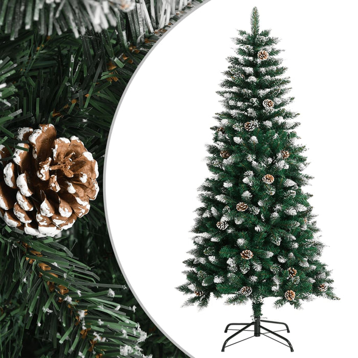 Brad de Crăciun artificial cu suport, verde, 120 cm, PVC WALTI