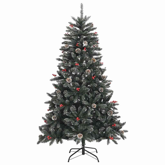 Brad de Crăciun artificial cu suport, verde, 120 cm, PVC WALTI