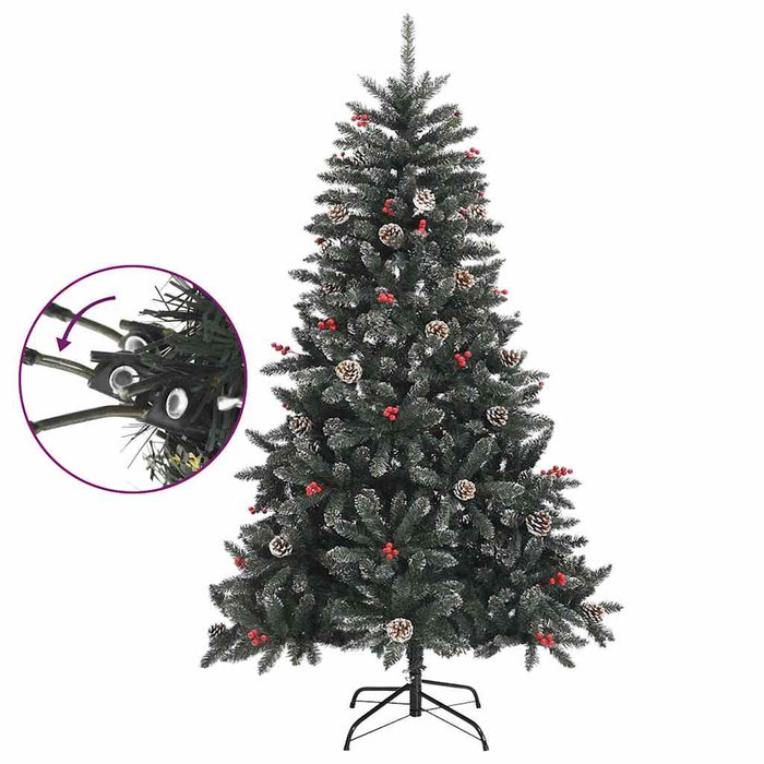 Brad de Crăciun artificial cu suport, verde, 120 cm, PVC WALTI