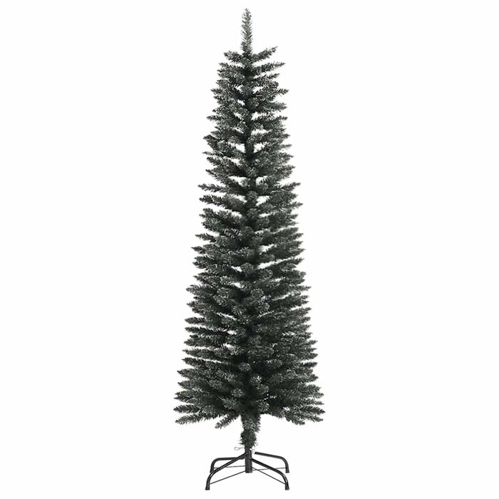 Brad de Crăciun artificial slim cu suport, verde, 150 cm, PVC - WALTI WALTI