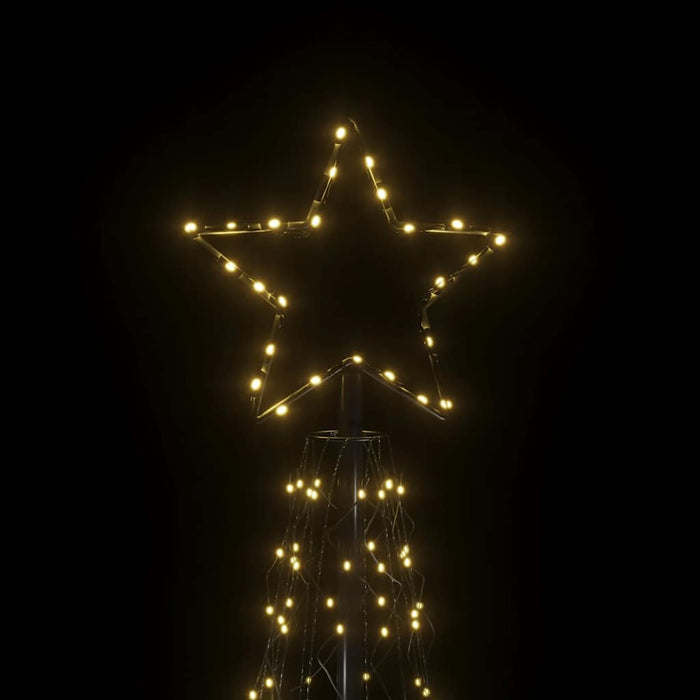 Brad de Crăciun în formă de con, alb cald, 500 LED-uri, 100x300 cm - WALTI WALTI