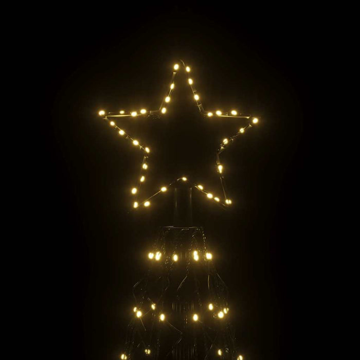 Brad de Crăciun în formă de con, alb cald, 1400 LED-uri, 160x500 cm - WALTI WALTI