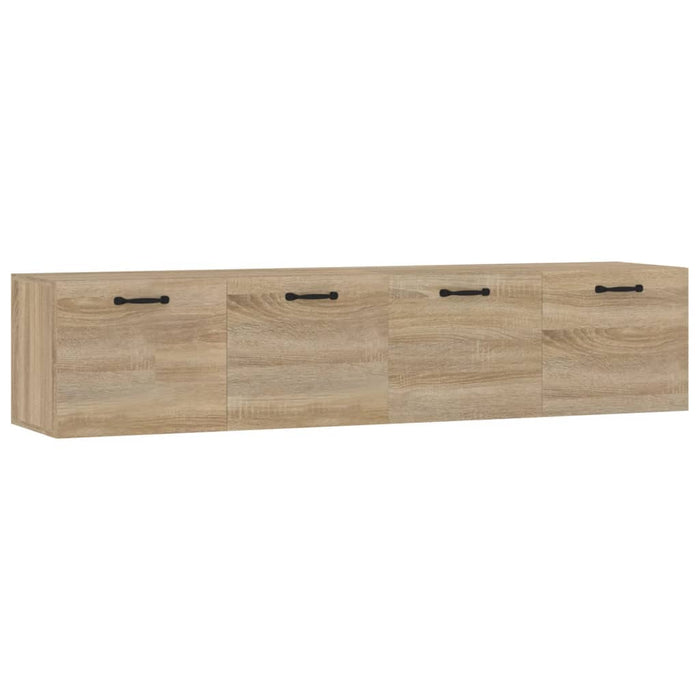 Dulapuri TV de perete 2 buc. stejar sonoma 60x36,5x35 cm lemn WALTI
