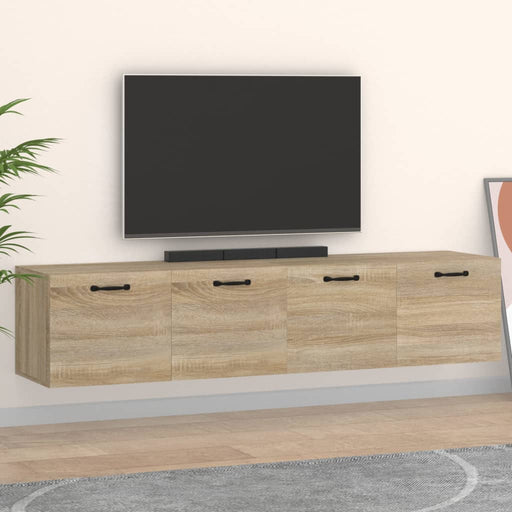 Dulapuri TV de perete 2 buc. stejar sonoma 60x36,5x35 cm lemn - WALTI WALTI