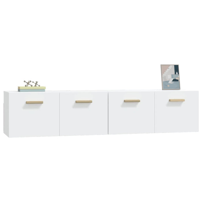 Dulapuri de perete, 2 buc., alb, 80x35x36,5 cm, lemn compozit - WALTI WALTI