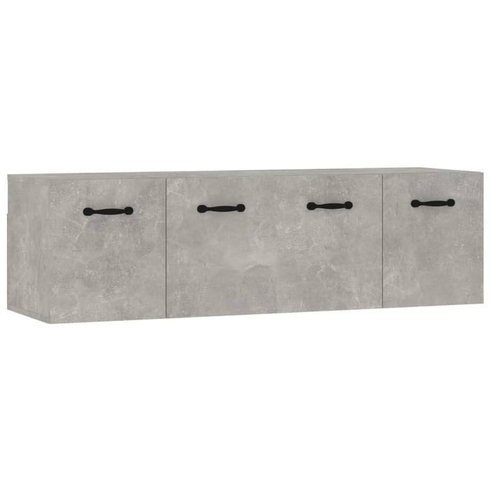 Dulapuri de perete 2 buc. gri beton 80x35x36,5cm lemn prelucrat - WALTI WALTI