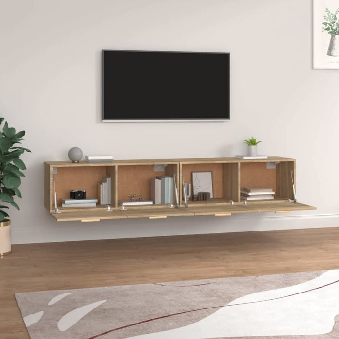 Dulapuri de perete, 2 buc., stejar sonoma, 100x36,5x35 cm, lemn - WALTI WALTI