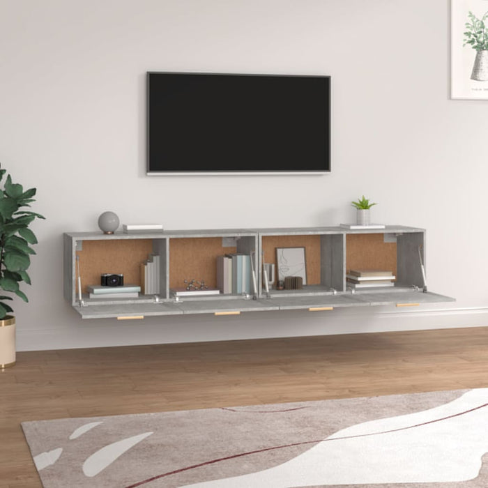 Dulapuri de perete, 2 buc., gri sonoma, 100x36,5x35 cm, lemn - WALTI WALTI