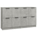 Servante, 2 piese, gri beton, 60x30x70 cm, lemn prelucrat - WALTI WALTI