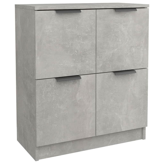 Servante, 2 piese, gri beton, 60x30x70 cm, lemn prelucrat - WALTI WALTI