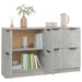Servante, 2 piese, gri beton, 60x30x70 cm, lemn prelucrat - WALTI WALTI