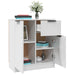 Servante, 2 piese, alb, 60x30x70 cm, lemn prelucrat - WALTI WALTI