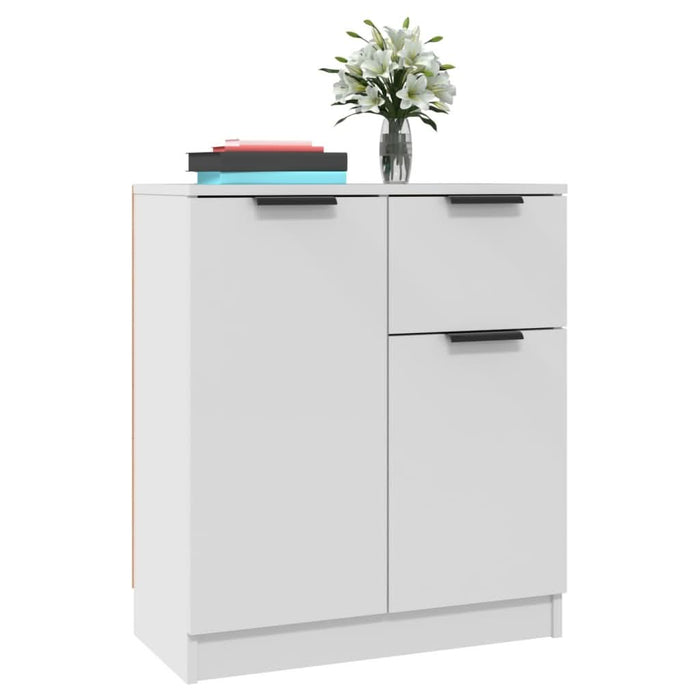 Servante, 2 piese, alb, 60x30x70 cm, lemn prelucrat - WALTI WALTI